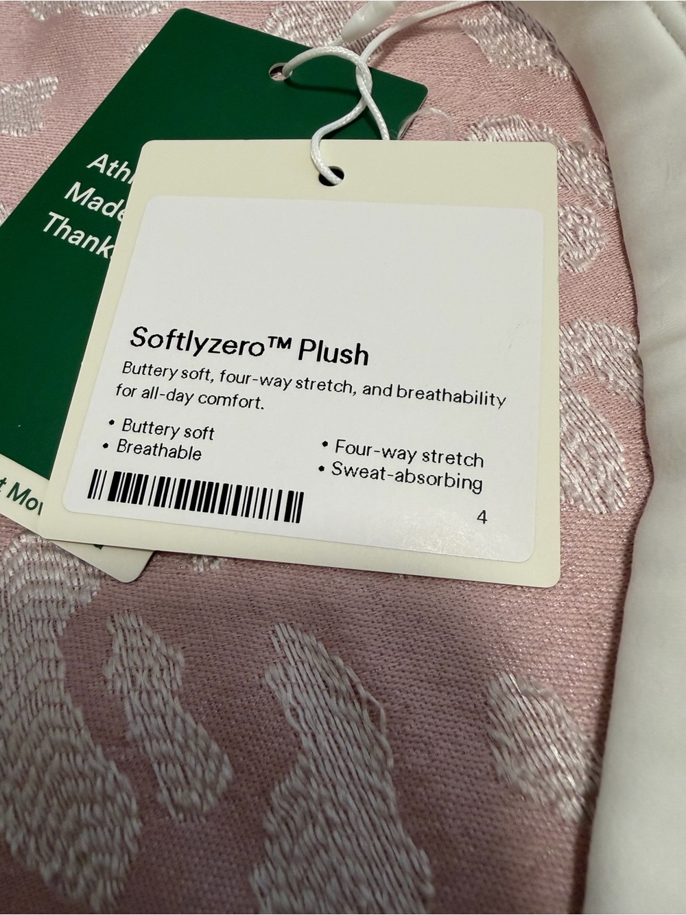 HALARA Softlyzero Plush Cut Out Cropped Tank Top Bra Size Medium - Picture 5 of 6